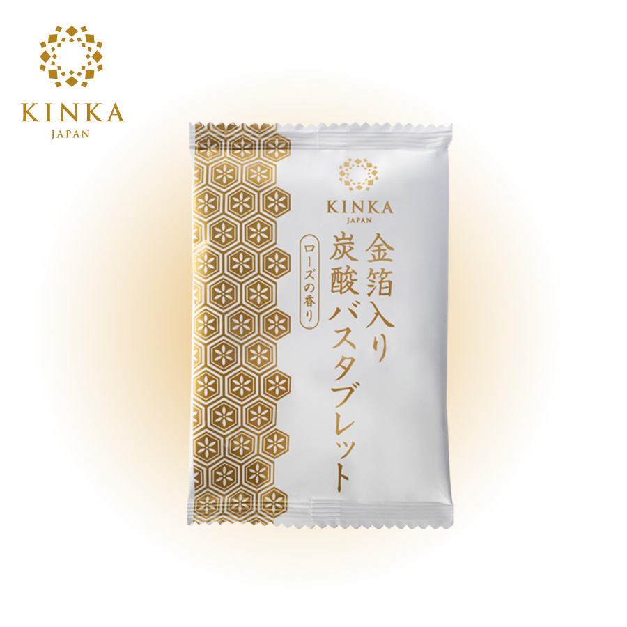 金華ゴールド　炭酸バスタブレット　ローズ