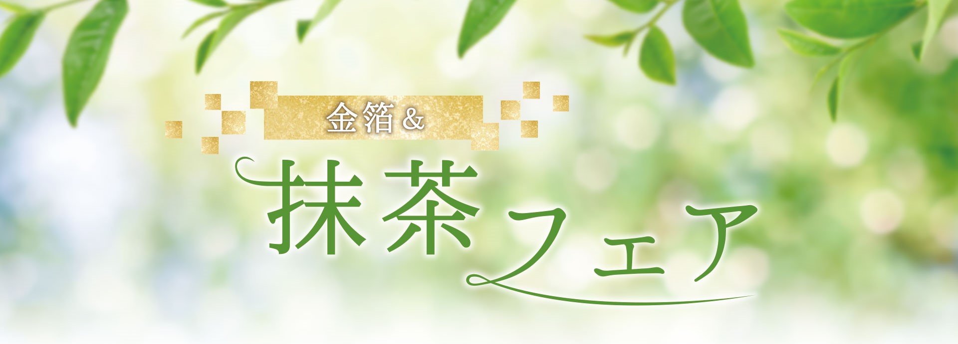 抹茶フェア