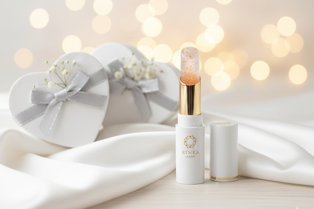 金箔入りリップスティック ホワイトデーギフト
